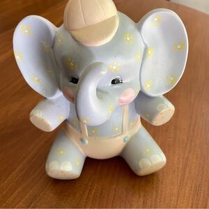 Enesco Vintage Baby Boy Penny Elephant Bank